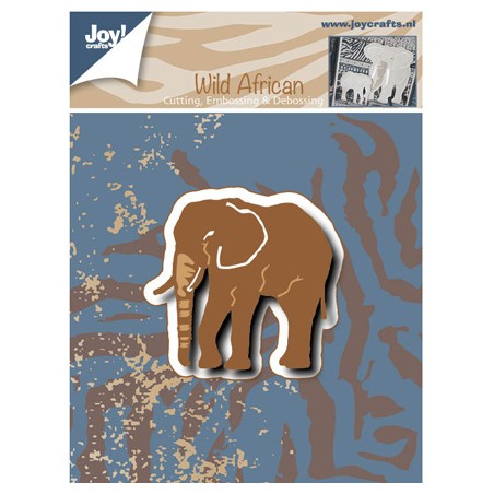 (6002/0531)Cutting & Embossing stencil Elephant Small