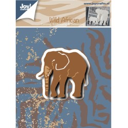 (6002/0531)Cutting & Embossing stencil Elephant Small