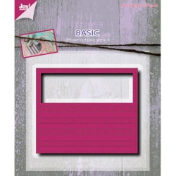 (6002/0516)Cutting & Embossing stencil Rectangle fantasy