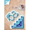 (6002/0485)Cutting & Embossing stencil 50 age and stairs