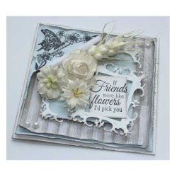 (6002/0484)Cutting & Embossing stencil Pasfoto frame