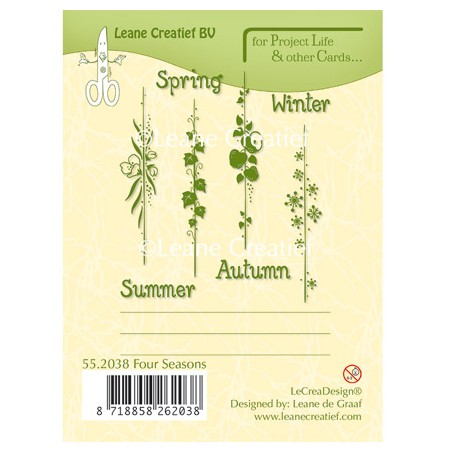 (55.2038)Clear stamp Seasons English text