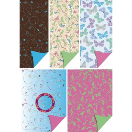 Pergamano Design paper Butterfly kisses 5 vel (62591)