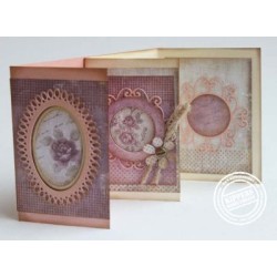 (6002/0518)Cutting & Embossing stencil Mery's oval