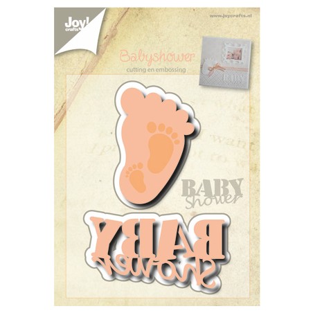 (6002/0499)Cutting & Embossing stencil Baby Shower