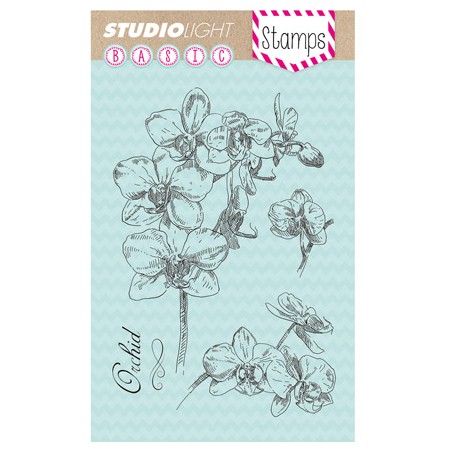 (STAMPSL132)Clear Stamps Orchid nr.132