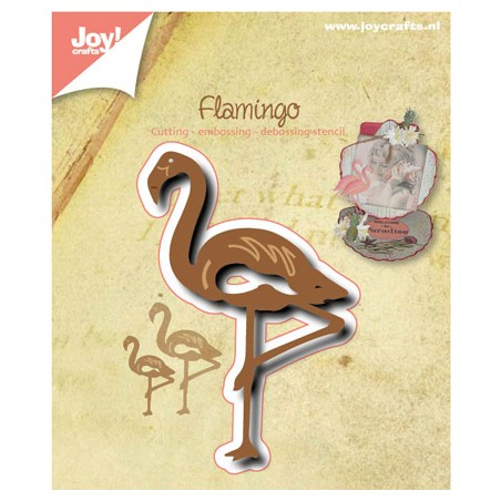 (6002/0506)Cutting & Embossing stencil Flamingo