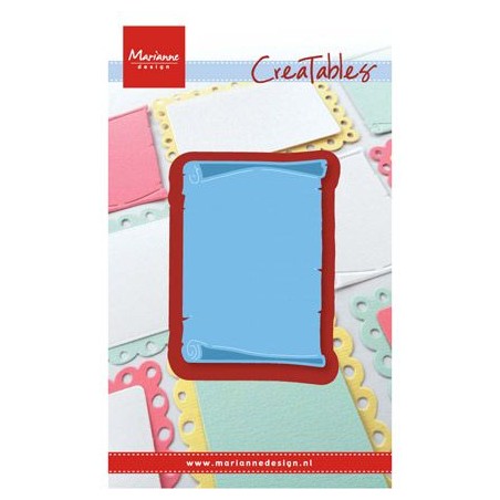 (LR0419)Creatables stencil Scroll