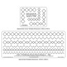 (TP3193E)EMBOSSING Easy Emboss Diamond Borders 4 - FINE