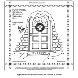 (TP3223E)Completely Christmas 4 Welcoming Door