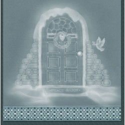 (TP3223E)Completely Christmas 4 Welcoming Door