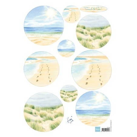 (IT585)3D Tiny's Sand & Sea 1