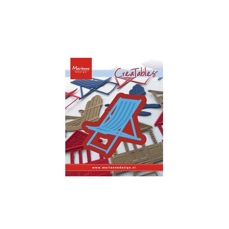 (LR0423)Creatables stencil Deck chair