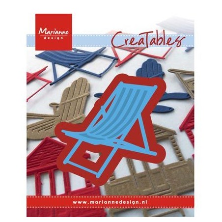 (LR0423)Creatables stencil Deck chair