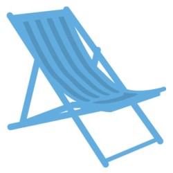 (LR0423)Creatables stencil Deck chair