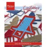 (LR0423)Creatables stencil Deck chair