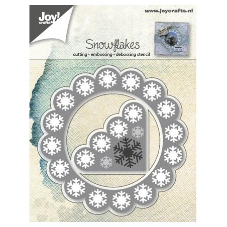 (6002/0547)Cutting & Embossing stencil Snowflakes