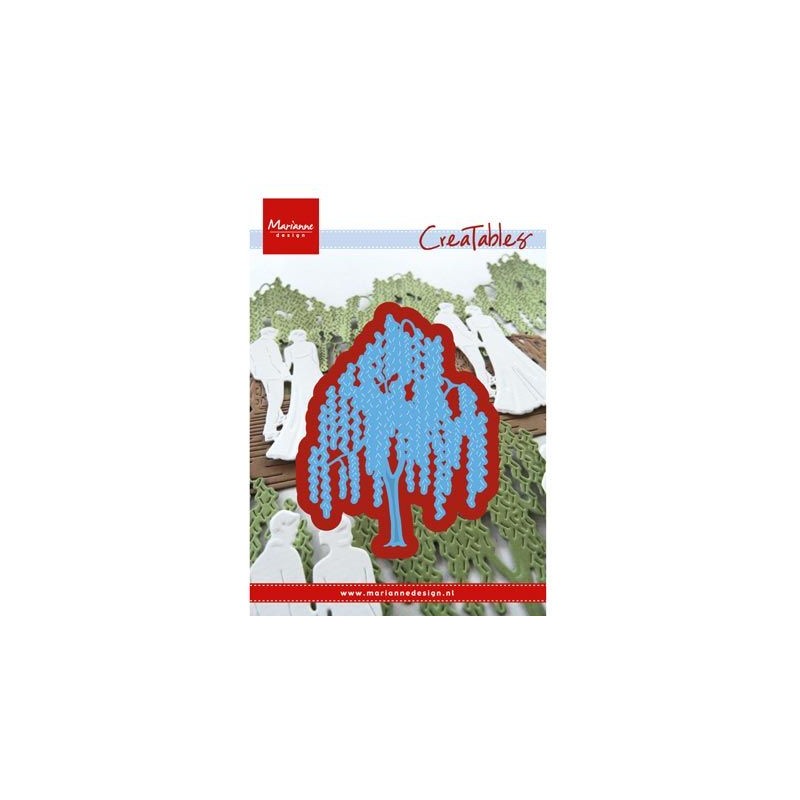 (LR0429)Creatables stencil Weeping Willow