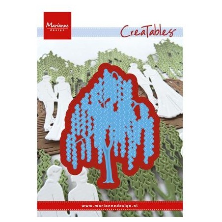 (LR0429)Creatables stencil Weeping Willow