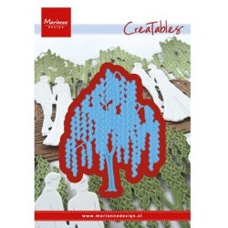 (LR0429)Creatables stencil Weeping Willow