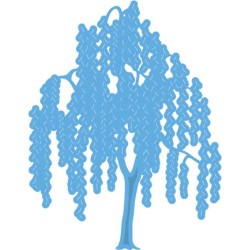 (LR0429)Creatables stencil Weeping Willow