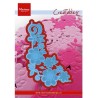 (LR0428)Creatables stencil Flower corner