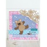 (LR0428)Creatables stencil Flower corner