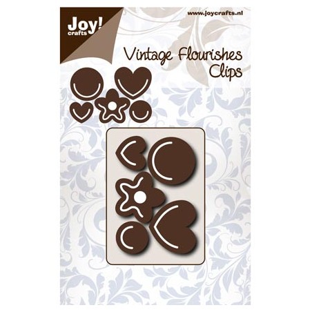 (6003/0070)Pochoir Vintage Flourishes clips