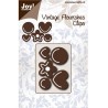 (6003/0070)Pochoir Vintage Flourishes clips