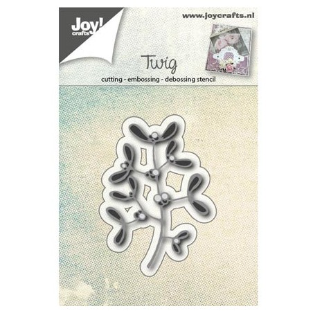 (6002/0566)Cutting & Embossing stencil Twig