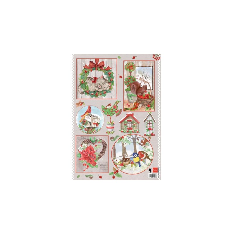 (EWK1246)3D Els Country Christmas 2