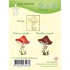 (55.2434)Doodle clear stamp Mushroom