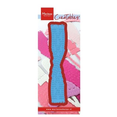 (LR0439)Creatables stencil Knitted scarf