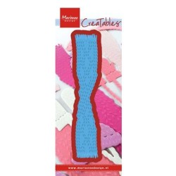 (LR0439)Creatables stencil Knitted scarf