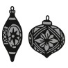 (CR1379)Craftables stencil Tiny's ornaments baubles