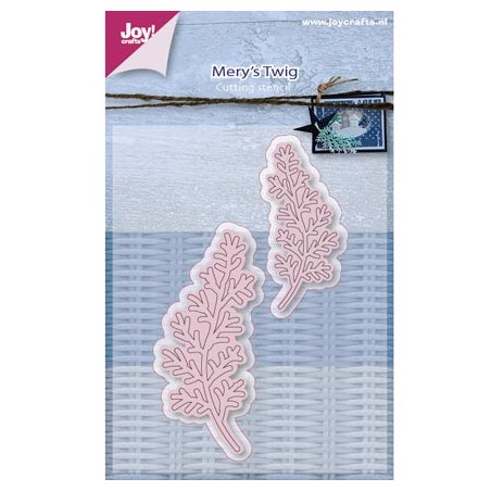 (6002/0588)Cutting & Embossing stencil Mery's twig