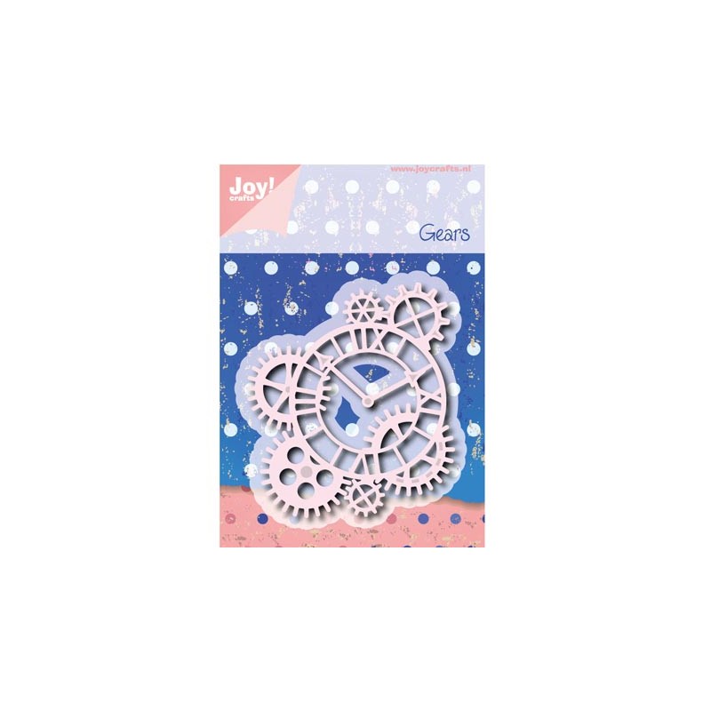 (6002/0634)Cutting & Embossing stencil Gears