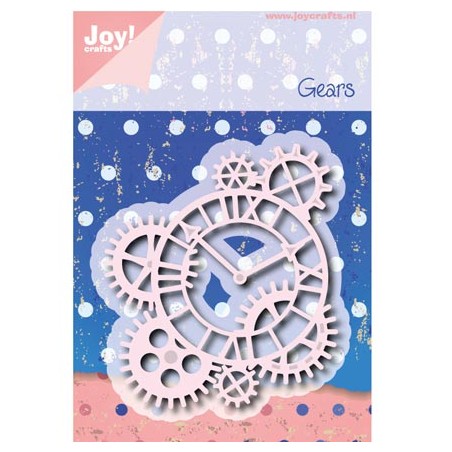 (6002/0634)Cutting & Embossing stencil Gears