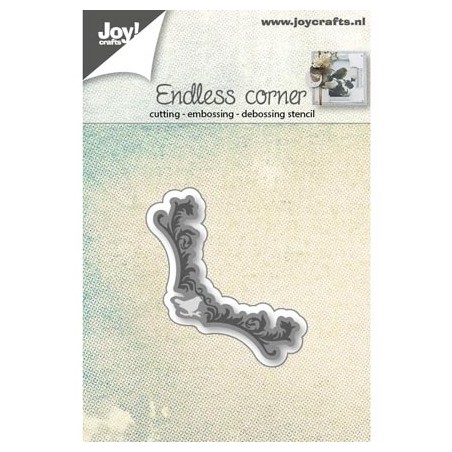 (6002/0574)Cutting & Embossing stencil Corner with bird