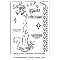 (TP3407E)PCA® EasyEmboss Christmas Candle