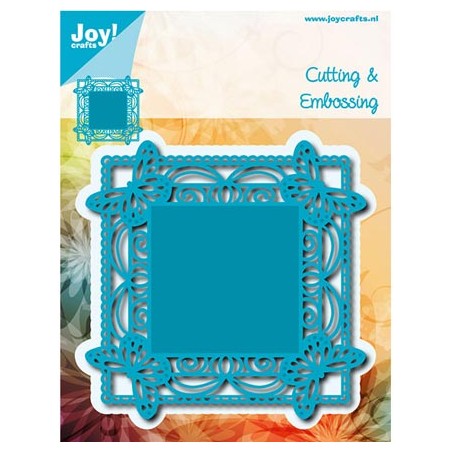 (6002/0630)Cutting & Embossing stencil Frame with butterfly