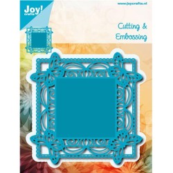 (6002/0630)Cutting & Embossing stencil Frame with butterfly