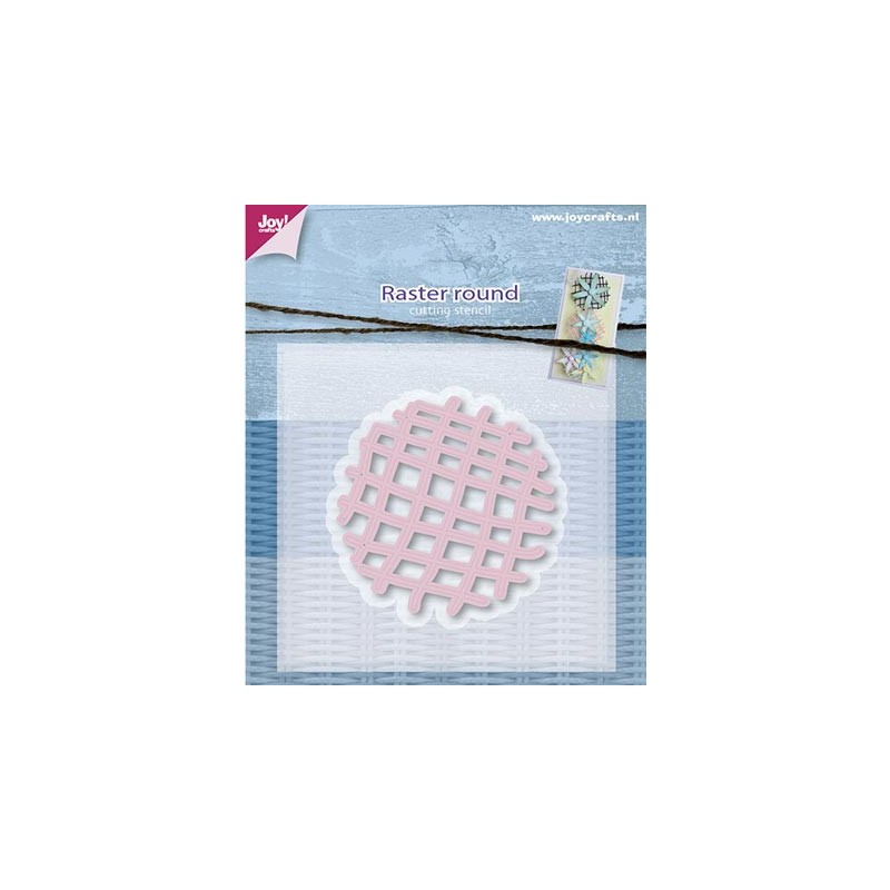 (6002/0598)Cutting & Embossing stencil Mery's raster rond