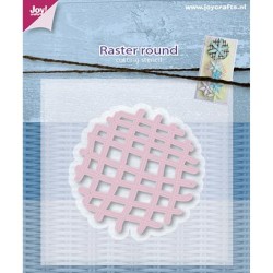 (6002/0598)Cutting & Embossing stencil Mery's raster rond