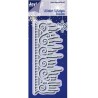 (6002/0635)Cutting & Embossing stencil Winter Wishes Icicles