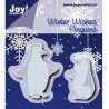 (6002/0582)Cutting & Embossing stencil Winter Wishes Pinguins