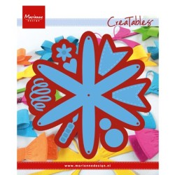 (LR0449)Creatables stencil Rosette