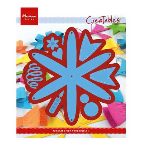 (LR0449)Creatables stencil Rosette