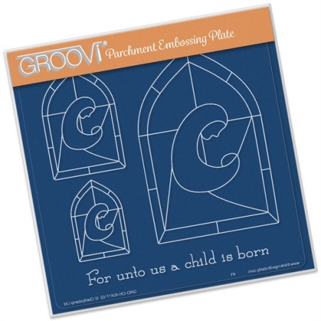 (GRO-CH-40417-03)Groovi Plate A5 Madonna Window