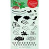 (STAMPLS10)Clear Stamps layered Christmas 10